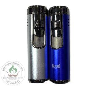 Coloured Regal Cylinder Quad Flame Torch - Torch Lighter - Wee Smoke Shop
