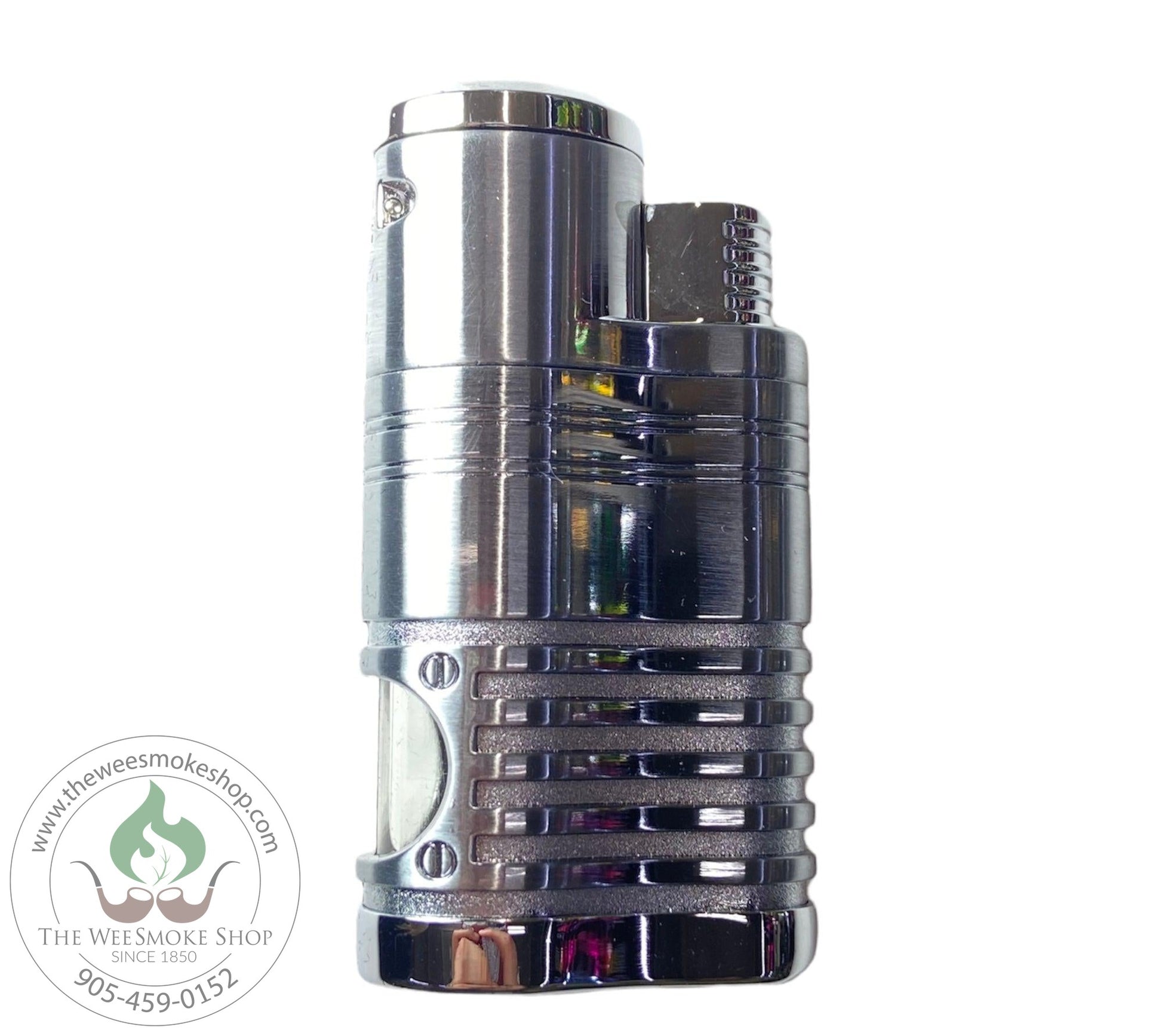 Regal 4 Flame Torch - Silver - The Wee Smoke Shop