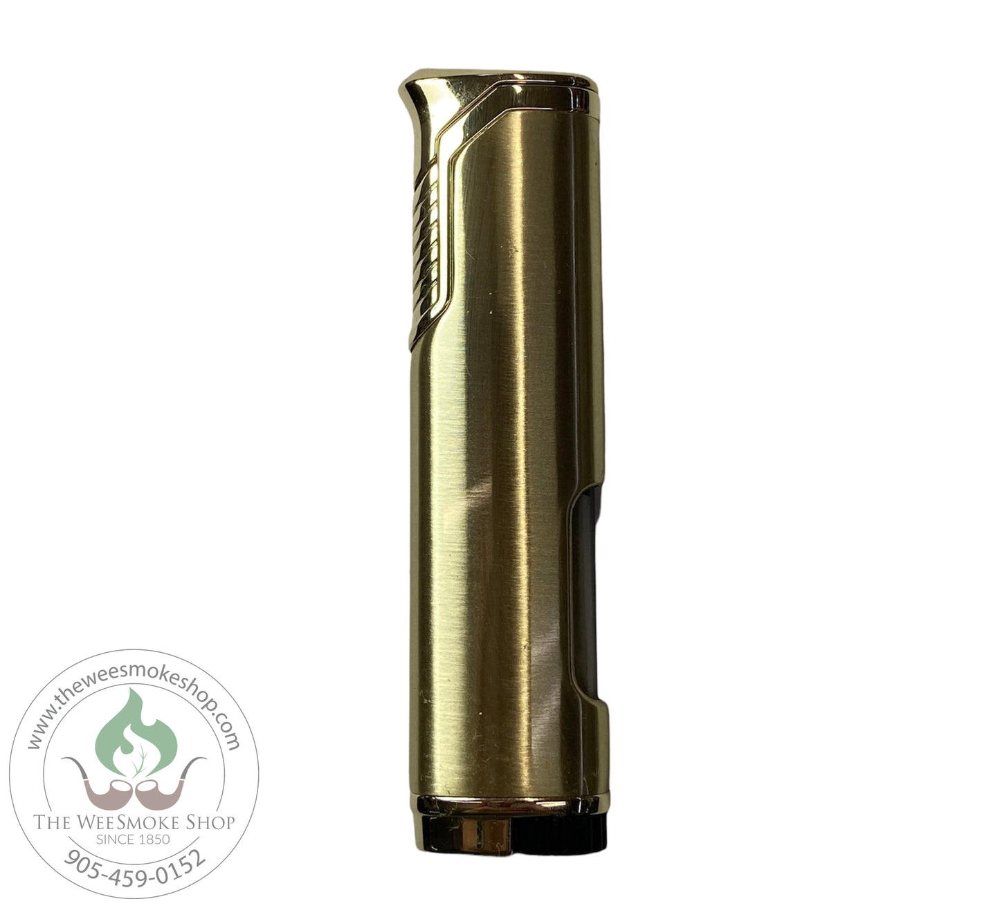 Gold Single Flame Regal Sleek Lighter - Wee Smoke Shop