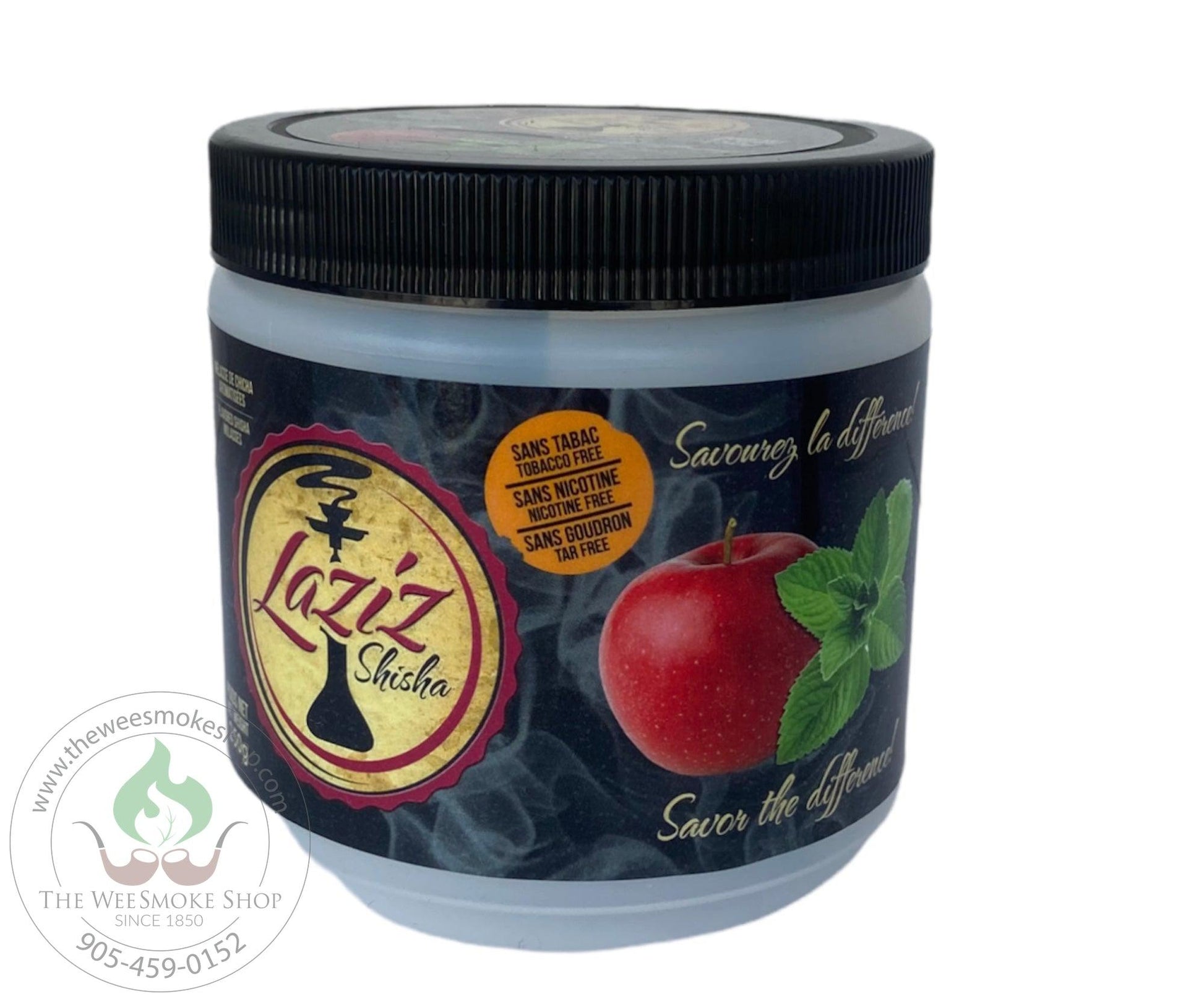 Apple Mint Laziz Herbal Molasses (250g)-Hookah accessories-The Wee Smoke Shop