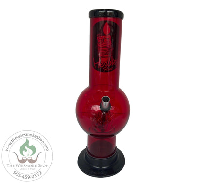 Red-Herbies Acrylic Bong 10"-Acrylic Bongs- The Wee Smoke Shop 