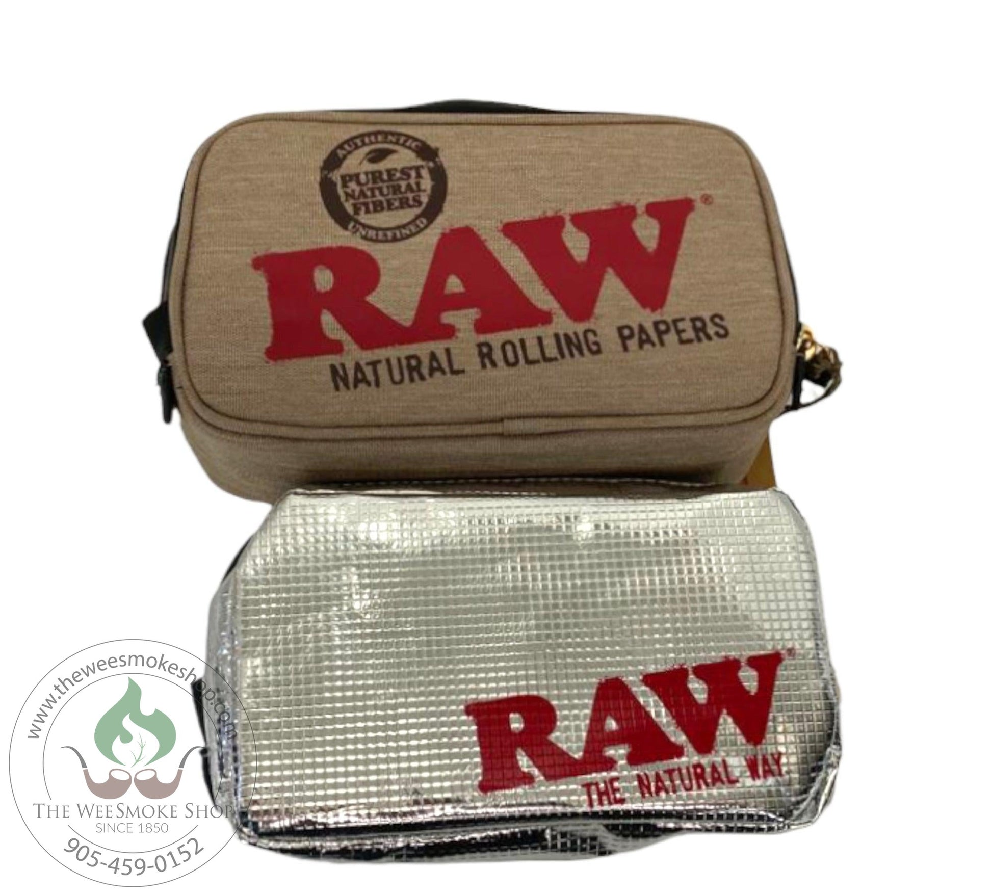 Brown Raw Smell Proof Pouch - Wee Smoke Shop