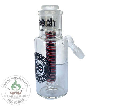 Cheech Ash Catcher with Removable Downstem-Red and Black -Ash Catchers- The Wee Smoke Shop