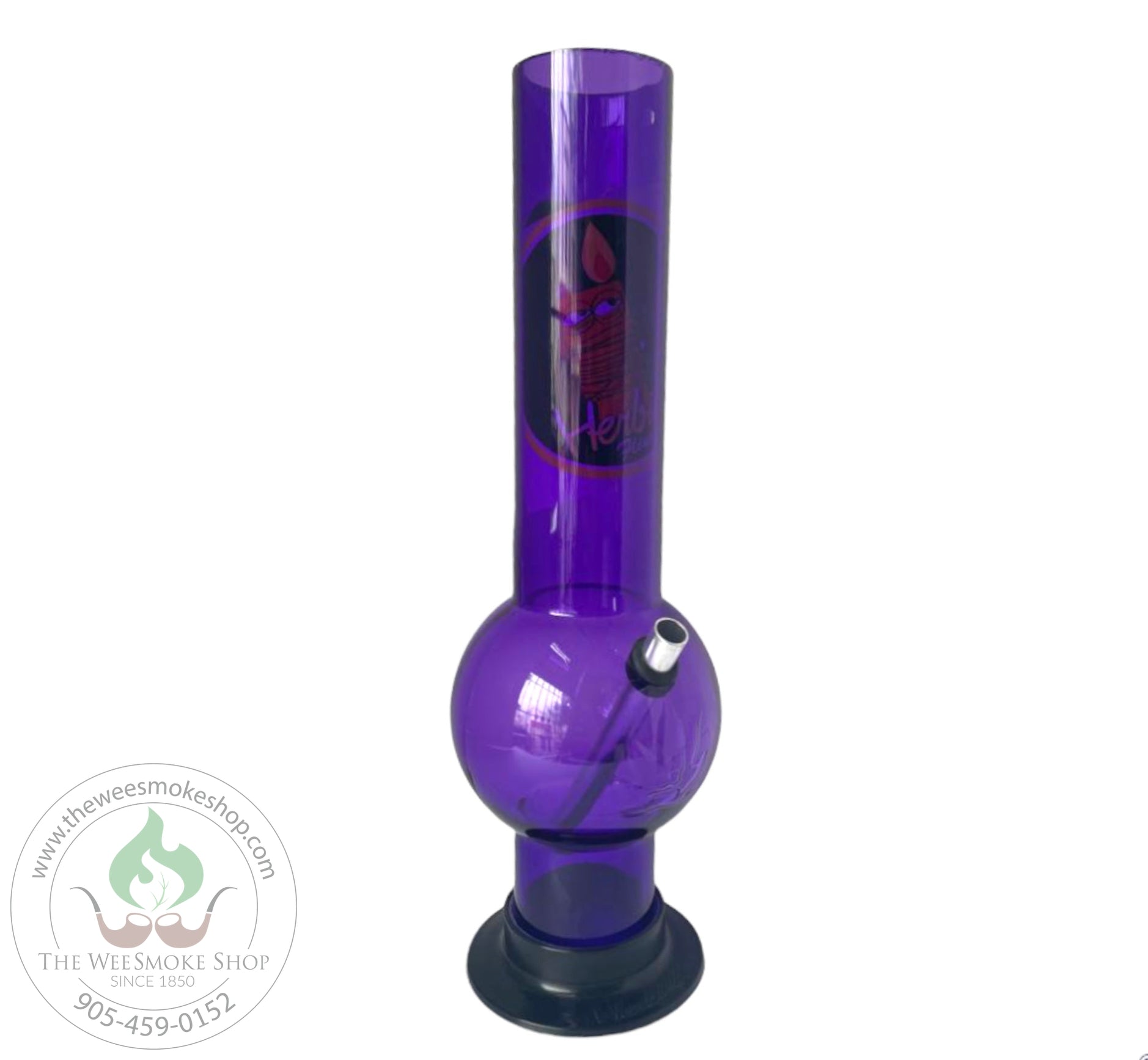 Herbies 12" Acrylic-Purple-Bongs-The Wee Smoke Shop