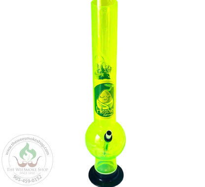 Light Green Herbies 15" Acrylic Bong-Bongs-The Wee Smoke Shop