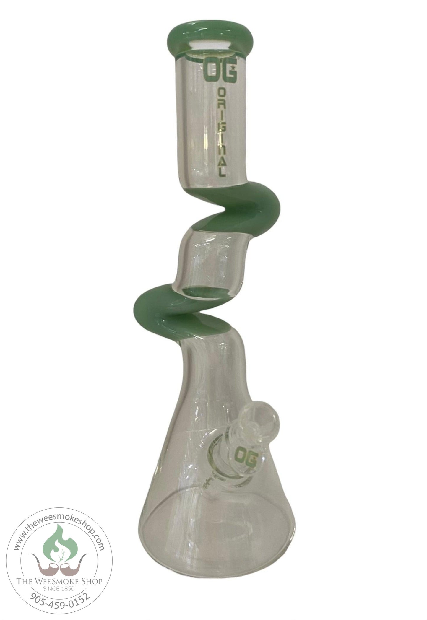 Mint OG 7mm Colored Zong (16") - Glass Bongs - The Wee Smoke Shop