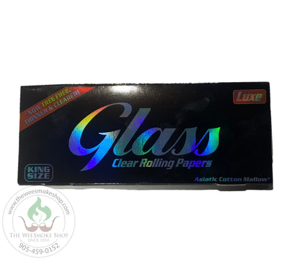 Glass Clear Rolling Papers-King-The Wee Smoke Shop