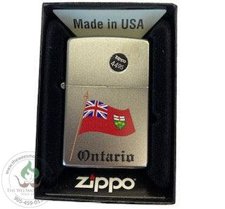Zippo Canadian Flag Ontario - Wee Smoke Shop