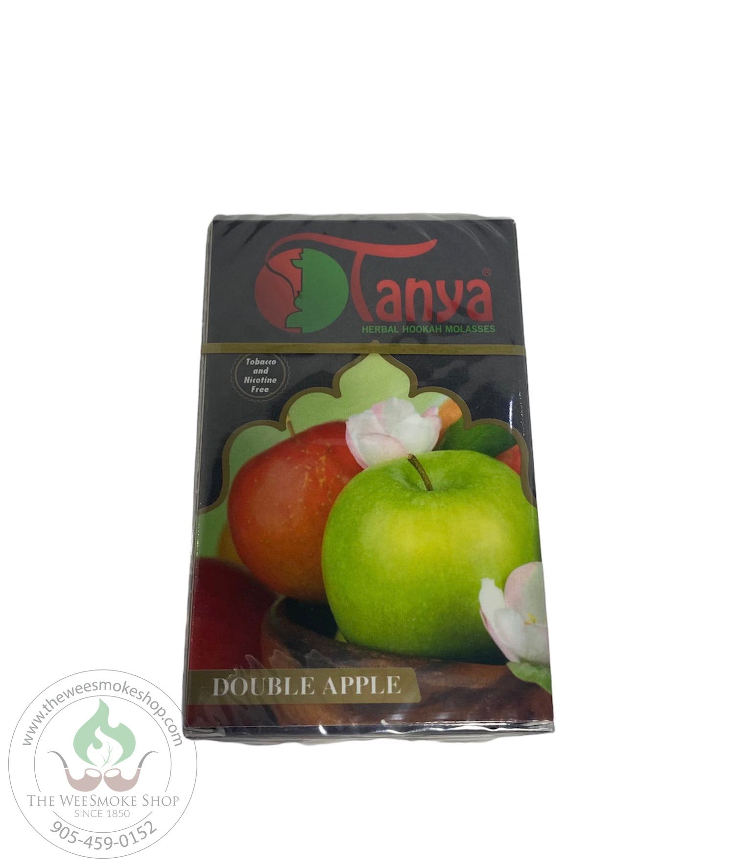 Double Apple Tanya Herbal Molasses (50g)-Hookah accessories-The Wee Smoke Shop