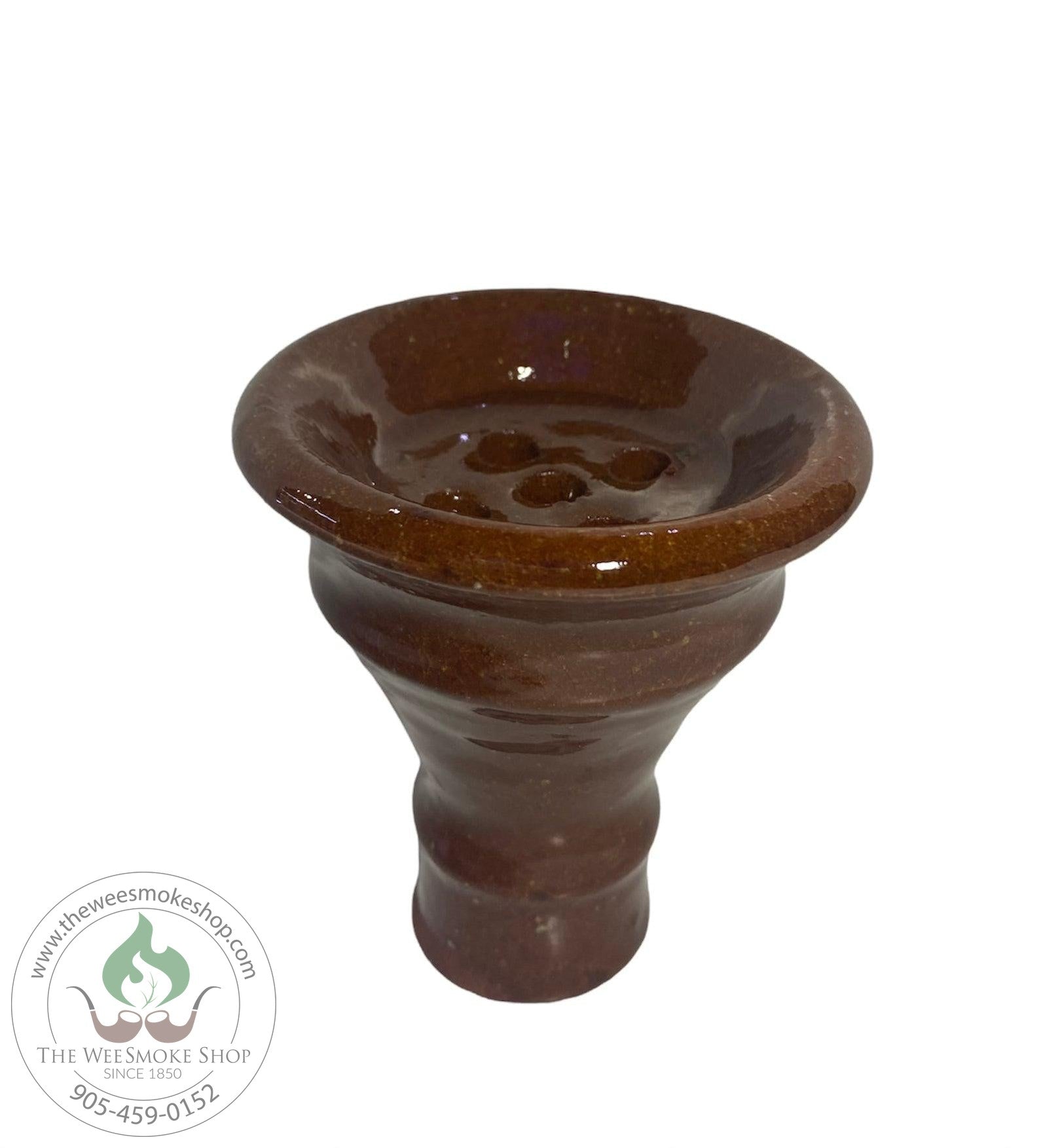 Brown Hookah Clay Bowl - Hookah Accessories - Wee Smoke Shop