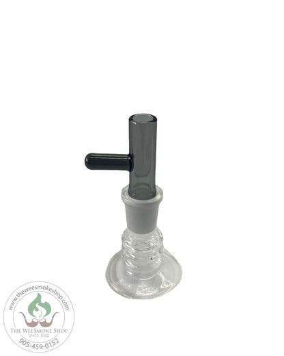 Black Glass Popper (14mm) - Black - The Wee Smoke Shop