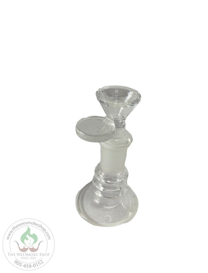 14mm Clear Glass Bowl-Clear-Bowls-The Wee Smoke Shop