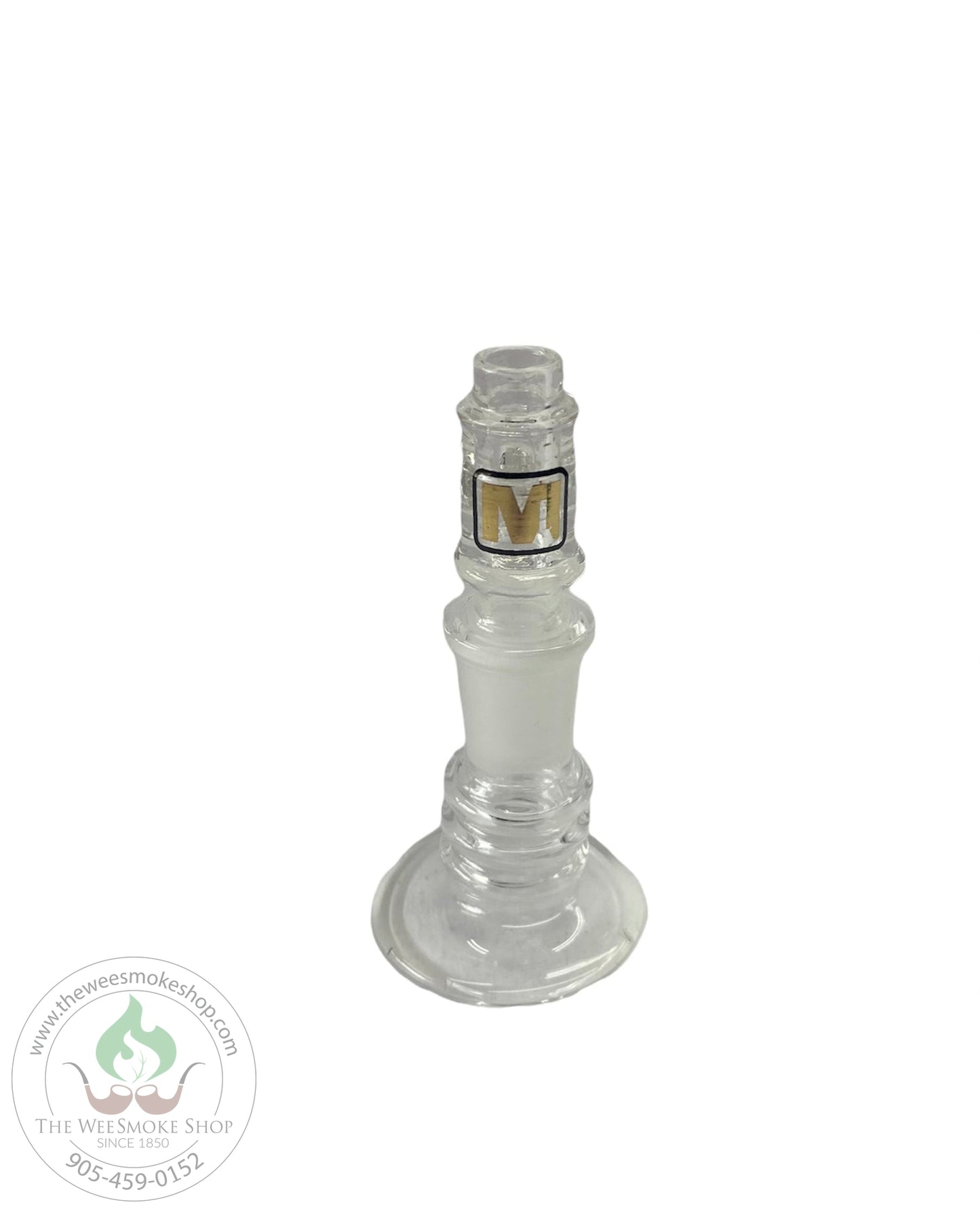 Clear Marley Glass Popper (14mm)-Popper-Clear- The Wee Smoke Shop
