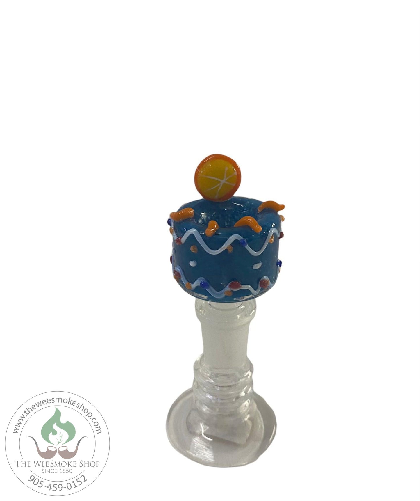 OG (14mm) Fruit Glass Bowl-Blue Orange-Bowls-The Wee Smoke Shop