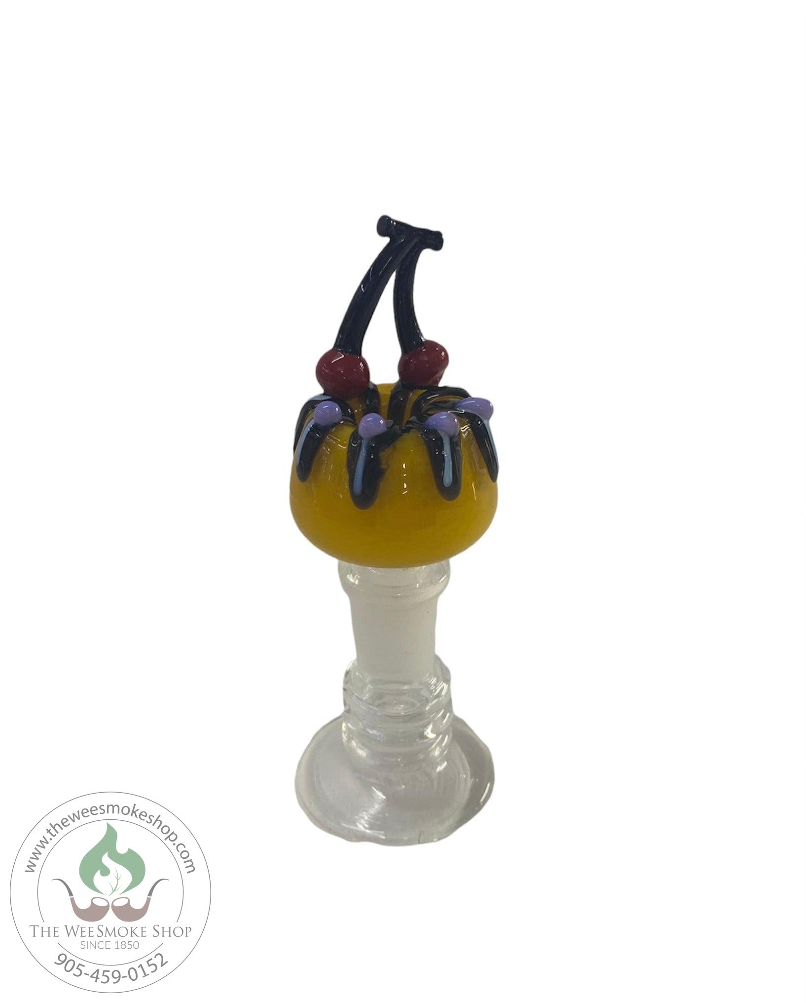 OG (14mm) Fruit Glass Bowl-Yellow Cherry-Bowls-The Wee Smoke Shop