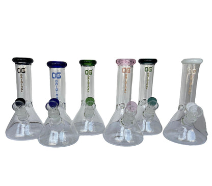 OG Mini Beaker Bong (8") - Glass Bong - The Wee Smoke Shop