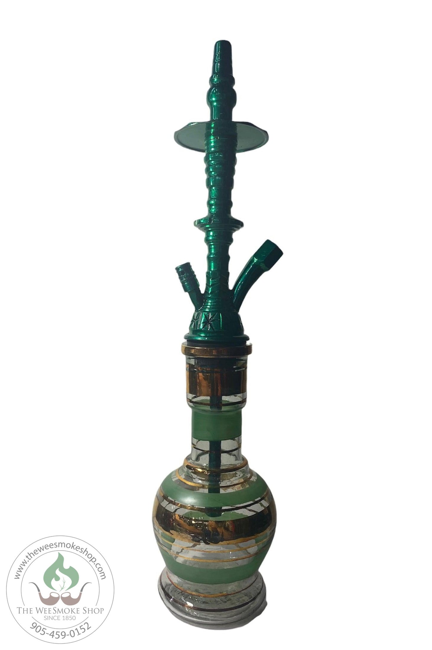 Khalil Mamoon (20") Nijmah 1 Hose Hookah-Green-Single Hose Hookahs-The Wee Smoke Shop