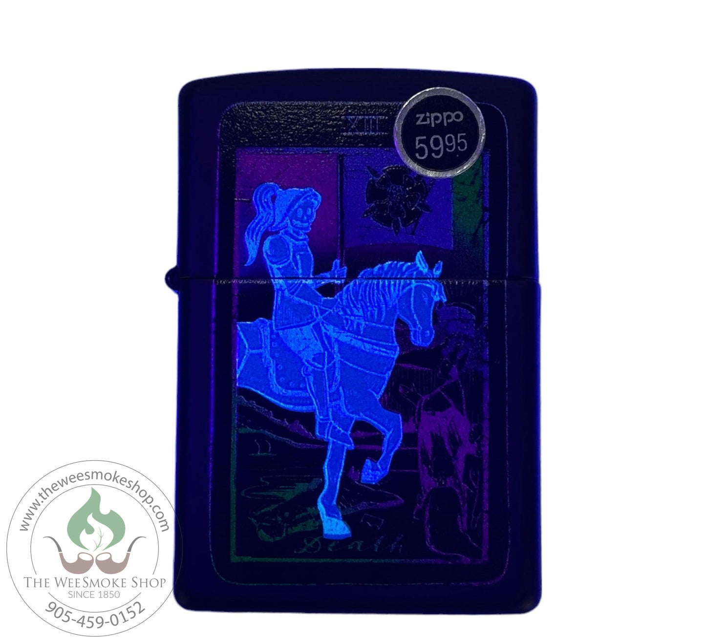 Zippo Black Light Tarot Card