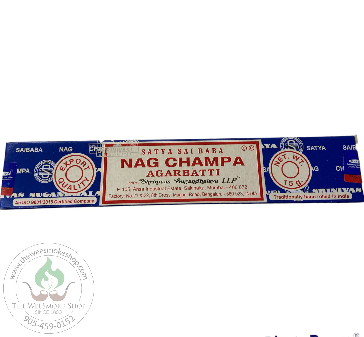 Nag Champa Incense Sticks 15g -incense-The Wee Smoke Shop