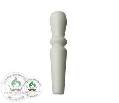 White Universal Silicone Hookah Tip (1)-The Wee Smoke Shop