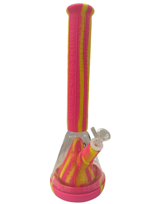 OG 14" Silicone Bong with Triangle Diffuser-Bongs-The Wee Smoke Shop