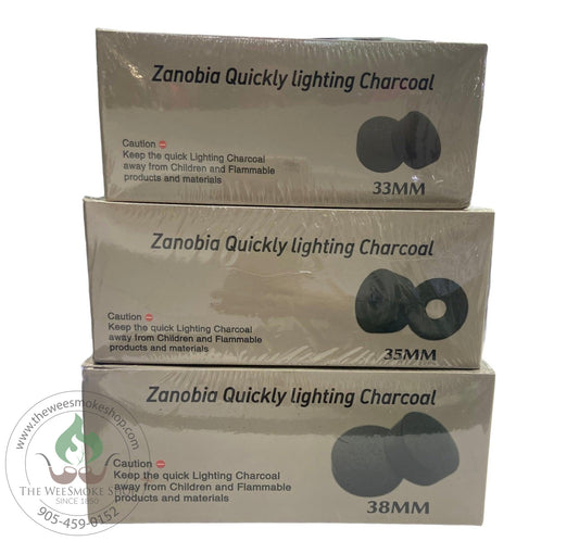 Zanobia Quick Lighting Charcoals (100)-Coals-The Wee Smoke Shop