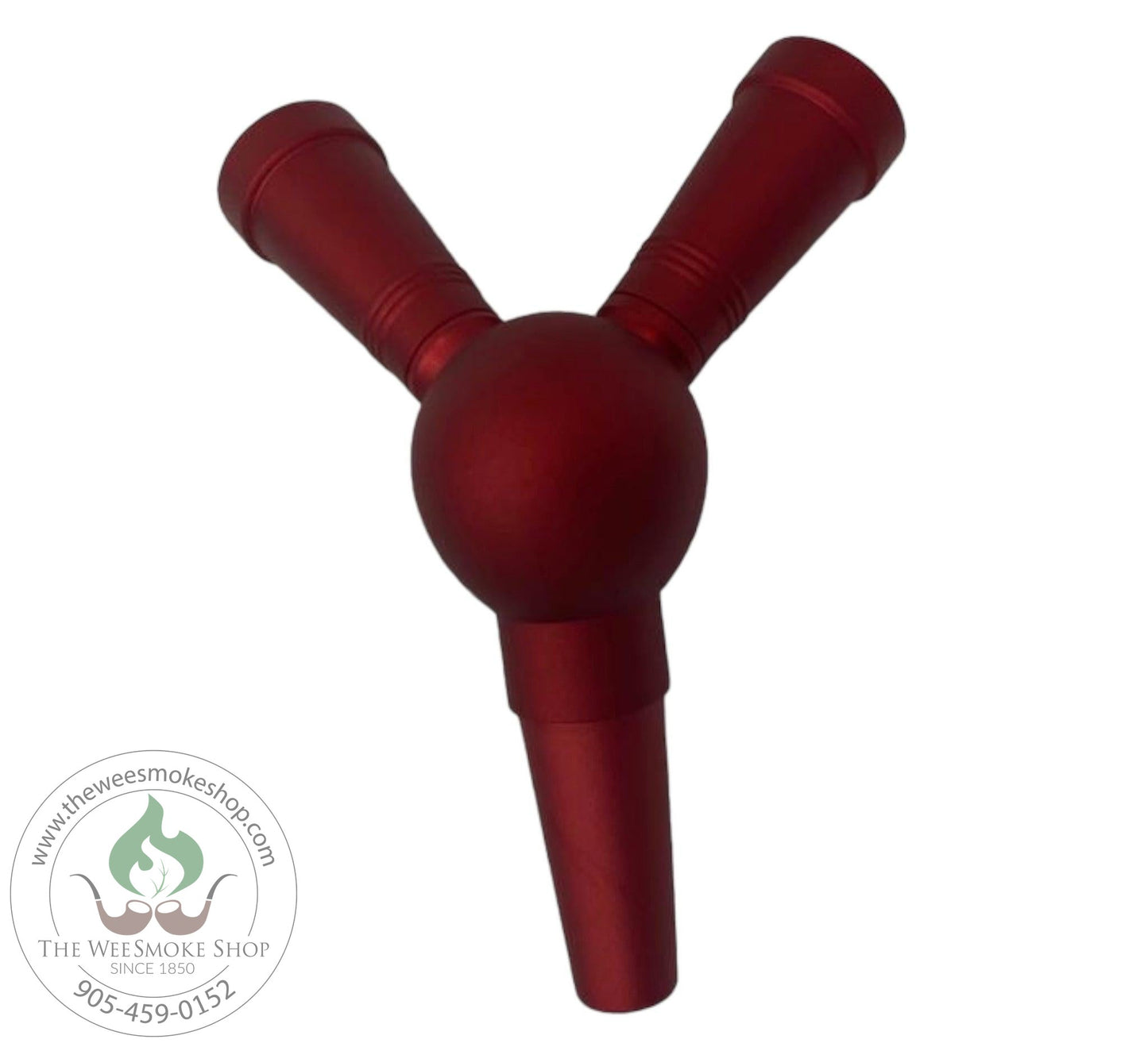 Hookah 2 Hose Spliter-Red-Hookah accessories-The Wee Smoke Shop