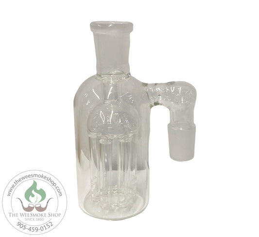 Clear 18mm 90˚ Ash Catcher-Ash Catchers-The Wee Smoke Shop