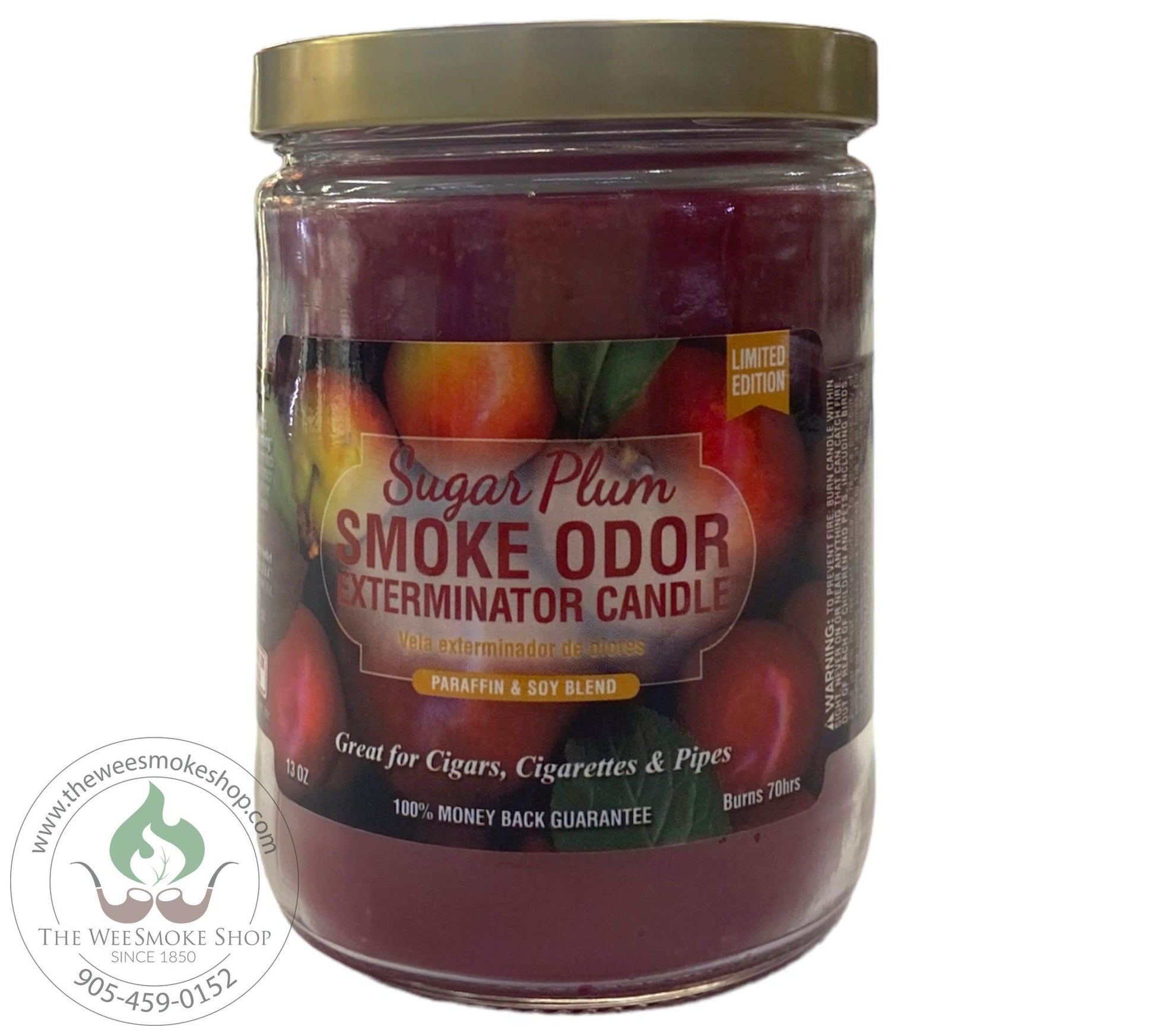 Sugar Plum Smoke Odor Exterminator Candle-The Wee Smoke Shop
