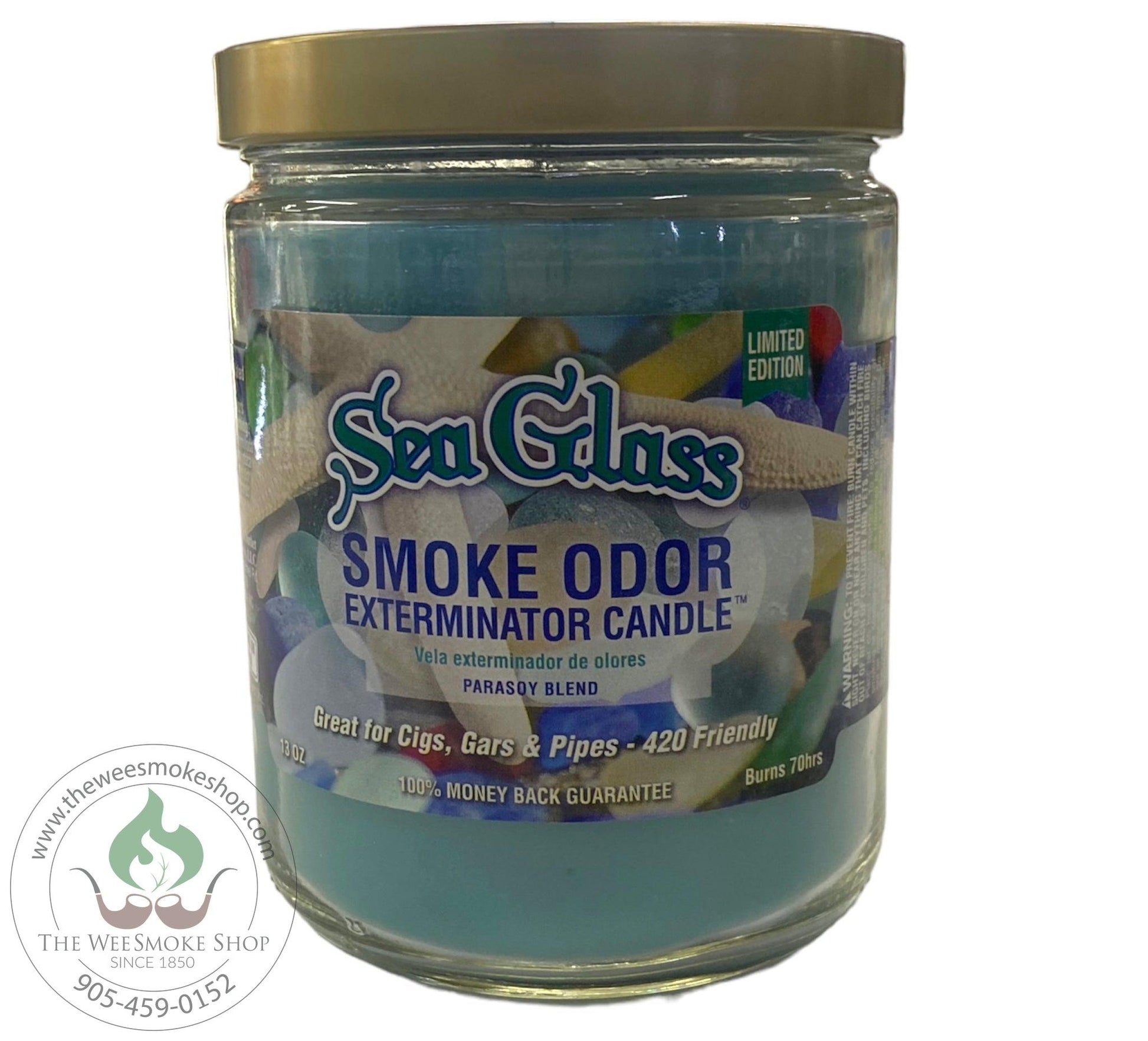 Sea Glass Smoke Odor Exterminator Candle-The Wee Smoke Shop