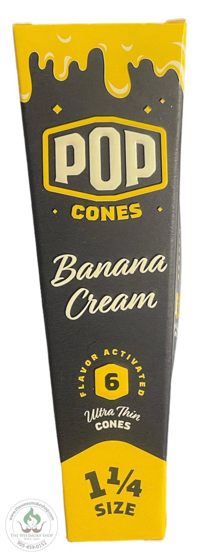 1 1/4 banana cream pop cones - The Wee Smoke Shop