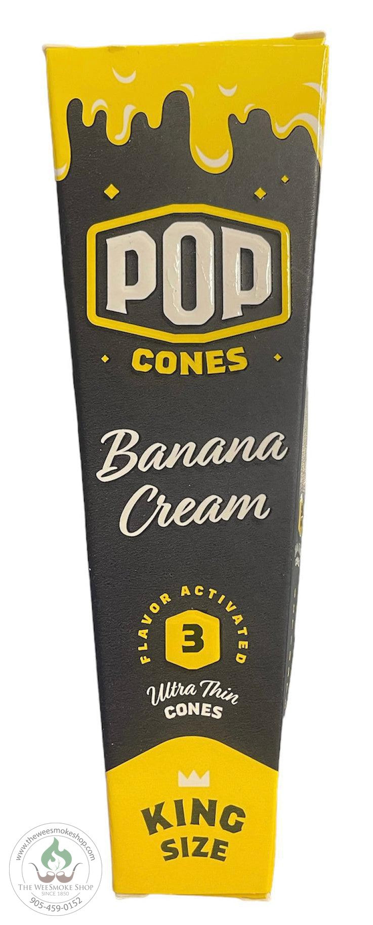 king size banana cream pop cones - The Wee Smoke Shop