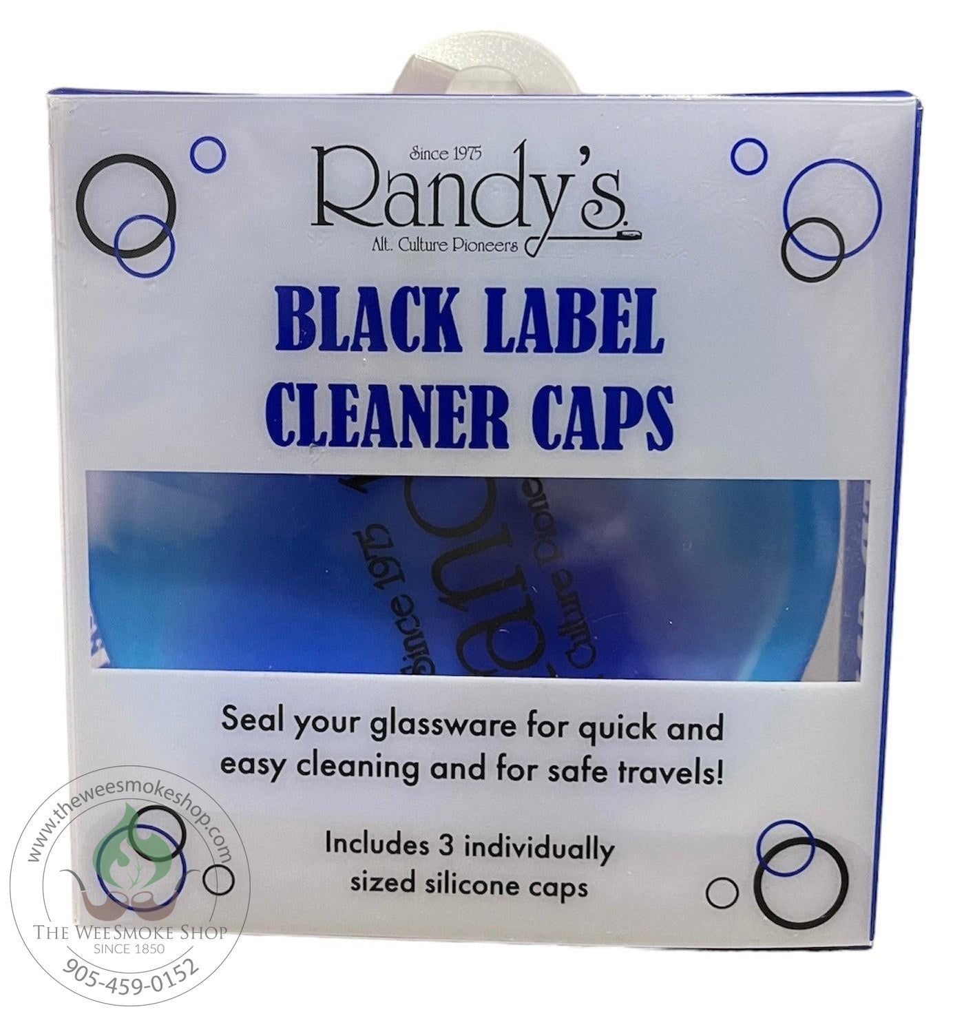 Black Label Cleaner Caps-Blue-Cleaning Accessories-The Wee Smoke Shop