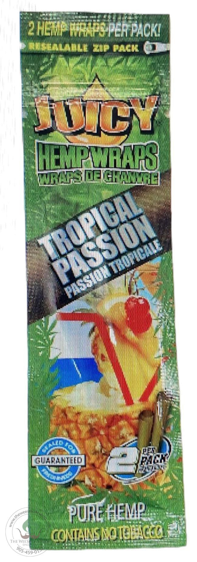 Juicy Jay Hemp Wraps - Tropical Passion - The Wee Smoke Shop