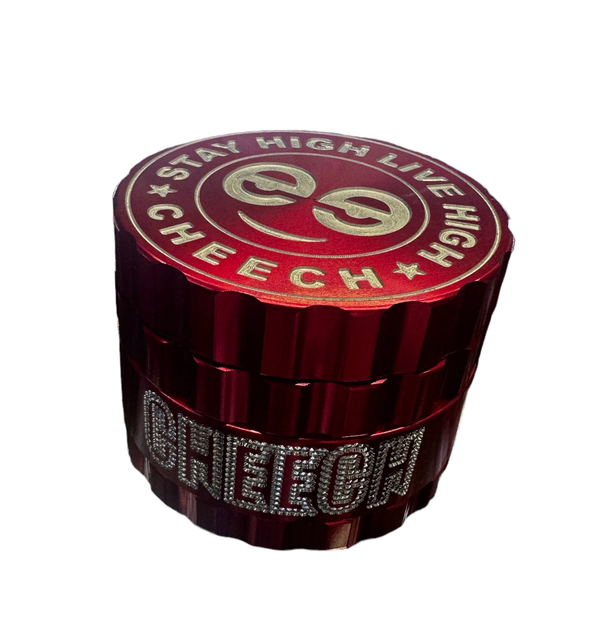 Cheech Retro 4 - Part Grinder red - grinders - the wee smoke shop