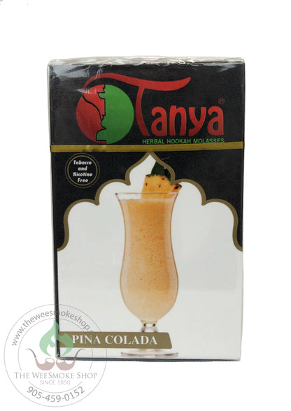 Pina Colada Tanya Herbal Molasses (50g)-Hookah accessories-The Wee Smoke Shop
