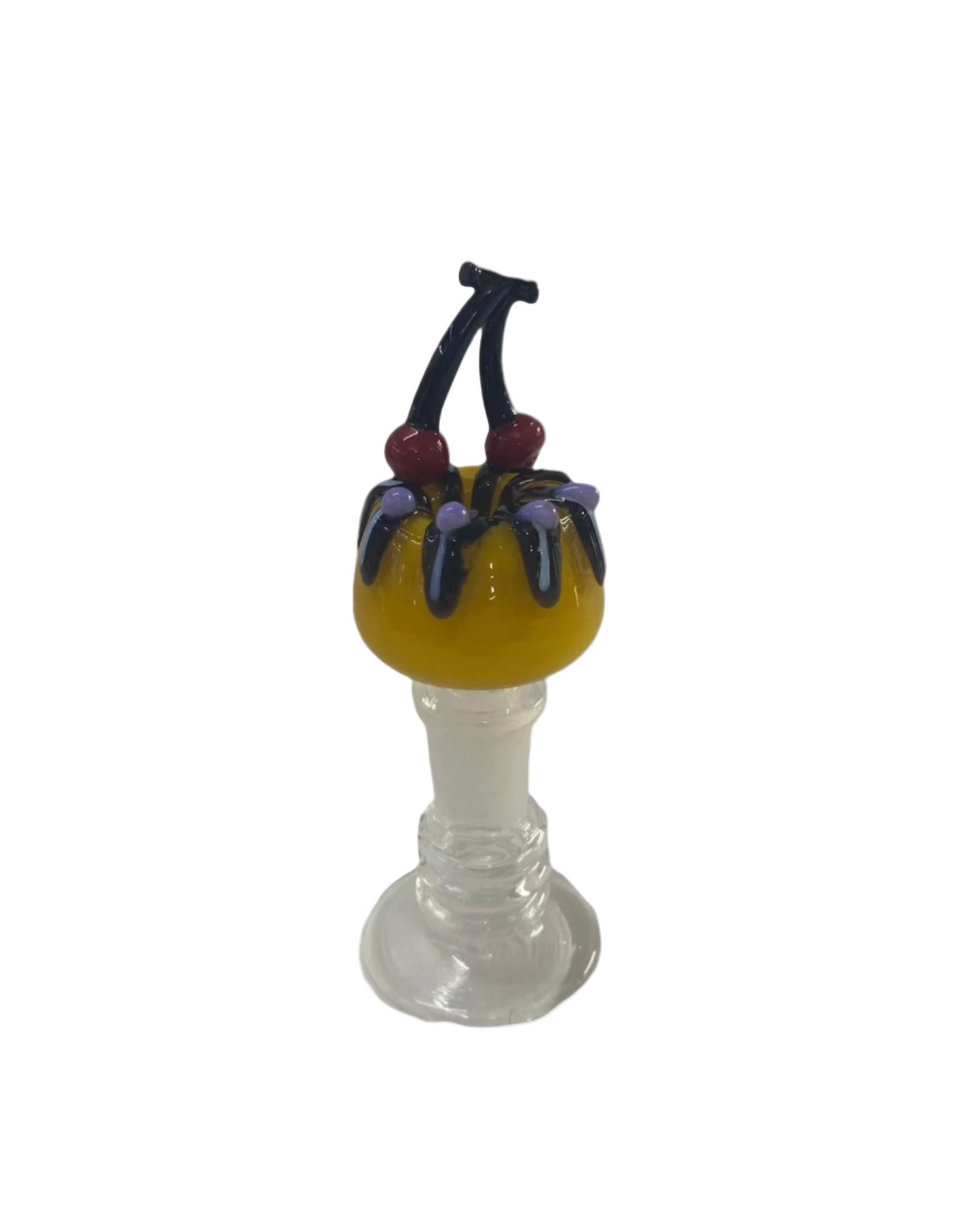 OG (14mm) Fruit Glass Bowl - Yellow Cherry - Bowls - The Wee Smoke Shop