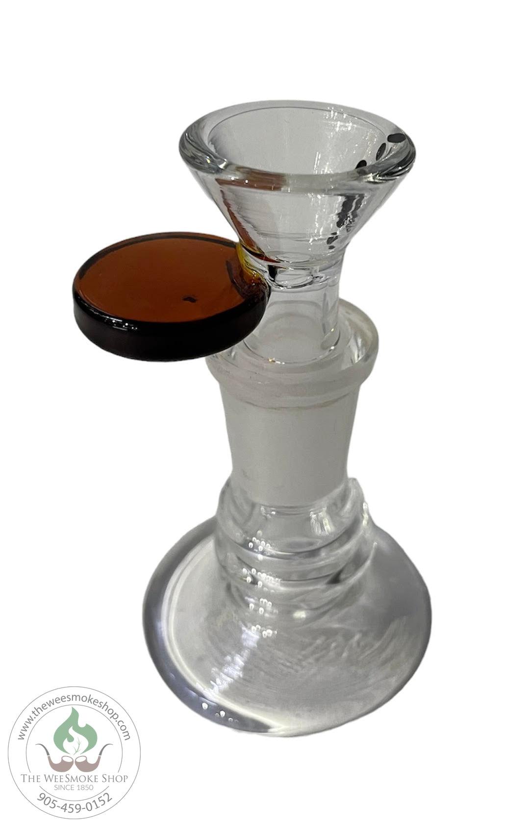 14mm Glass Bowl-Amber-Bowls-The Wee Smoke Shop