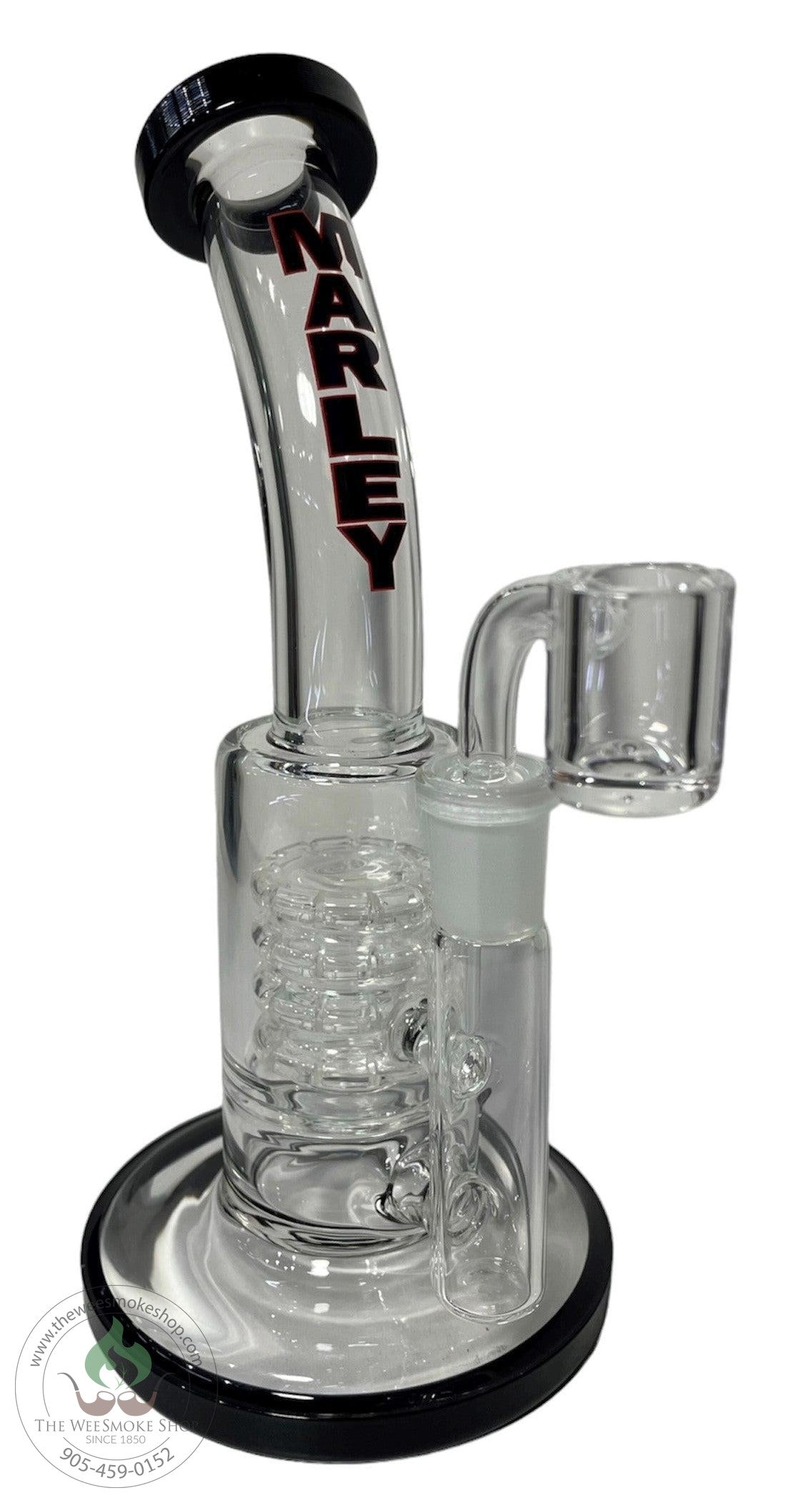 Marley Barrel Perc Dab Rig -Black- The Wee Smoke Shop