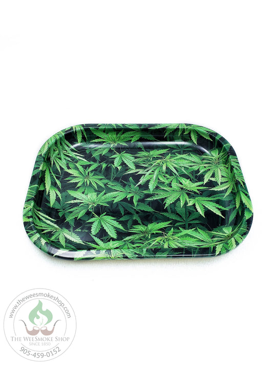 Cannabis Plant Rolling Tray-rolling tray-The Wee Smoke Shop