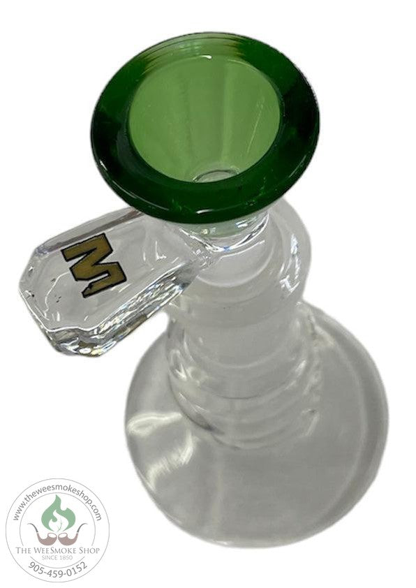 Green Marley Thick Glass Bowl - Wee Smoke Shop