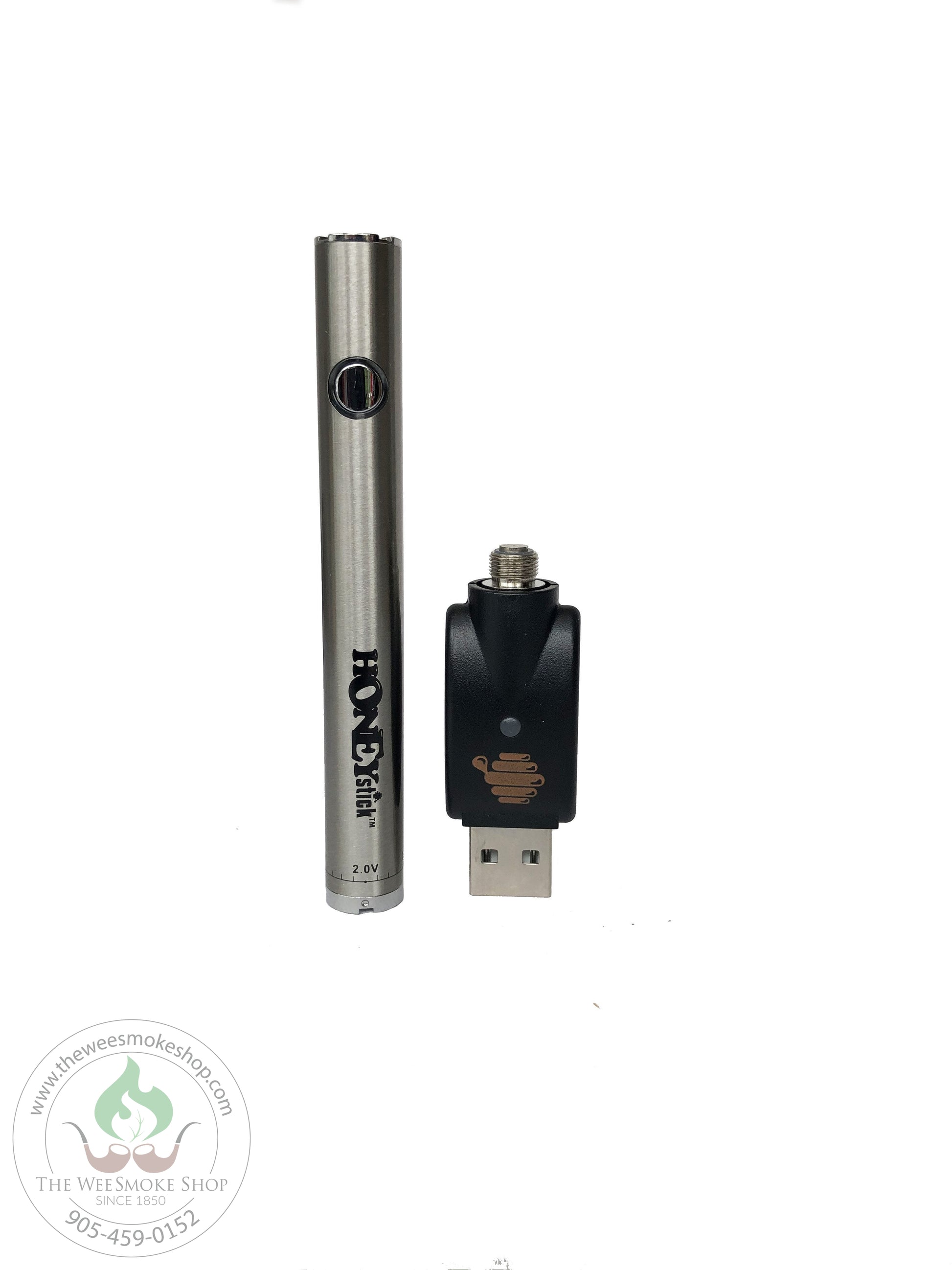 Silver Honey stick 510 with twist battery  - 510 - Wee Smoke Shop
