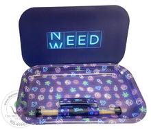 Need Weed Magnetic tray with lid. Comes with 3 pre rolled cones and a pack of 1 1/4 paper