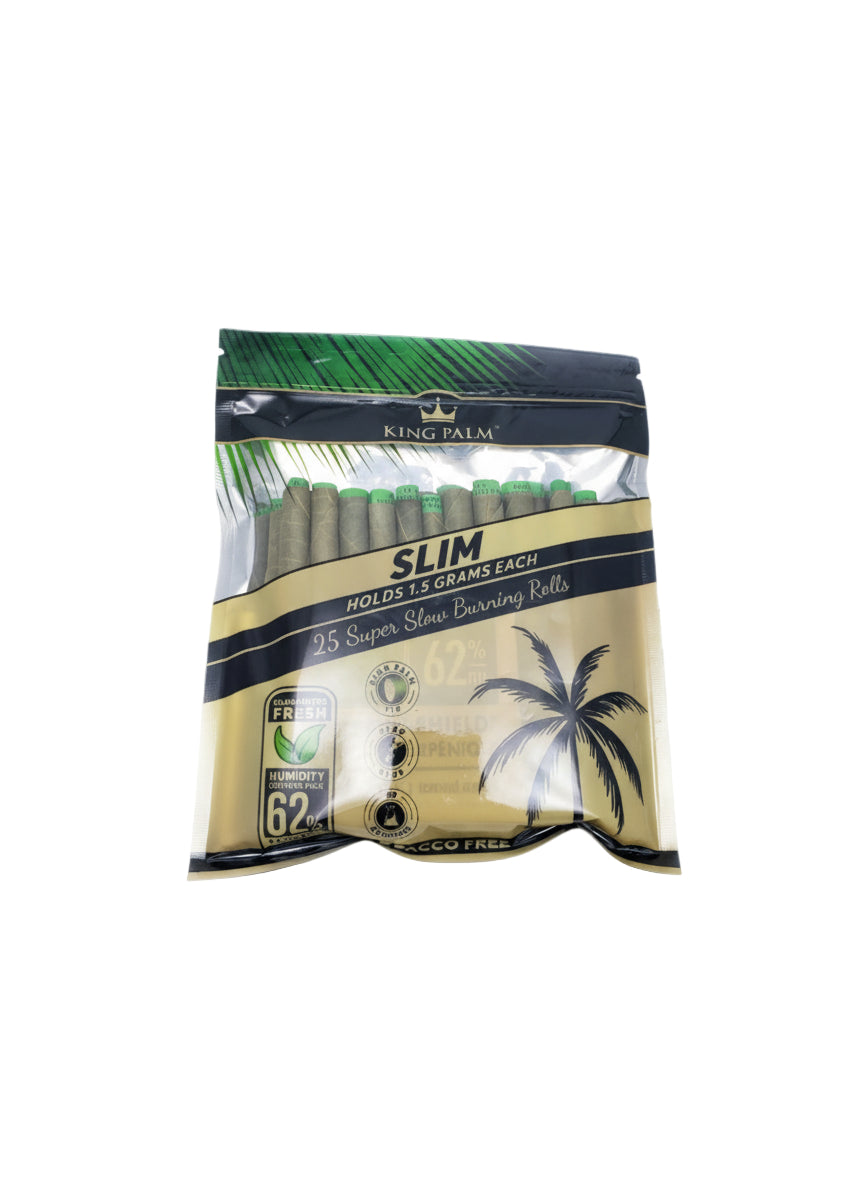King Palm - Slim Size (25 rolls) -blunt wraps - The Wee Smoke Shop