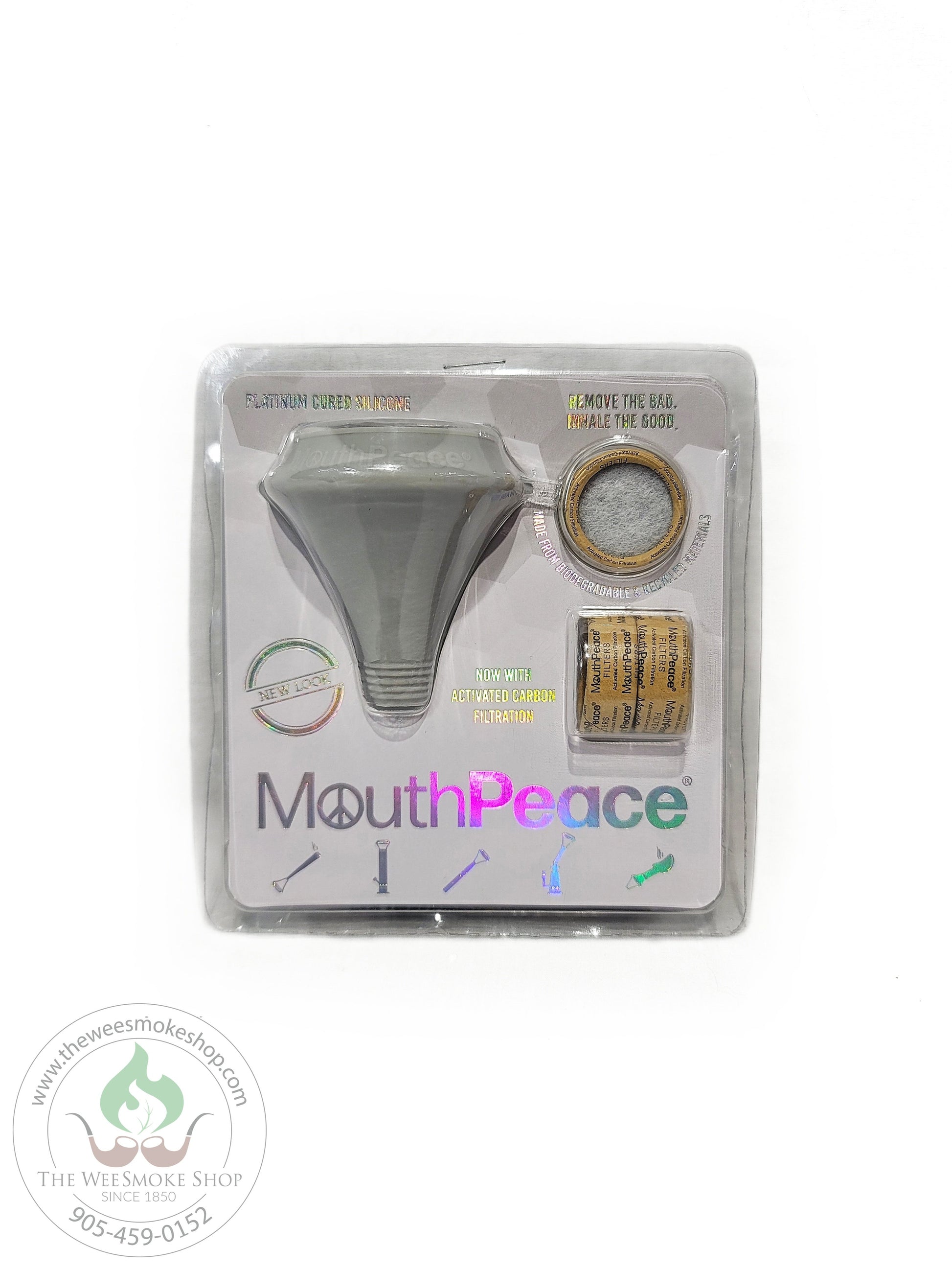 Moose Labs MouthPeace-bong accessory-The Wee Smoke Shop Grey 