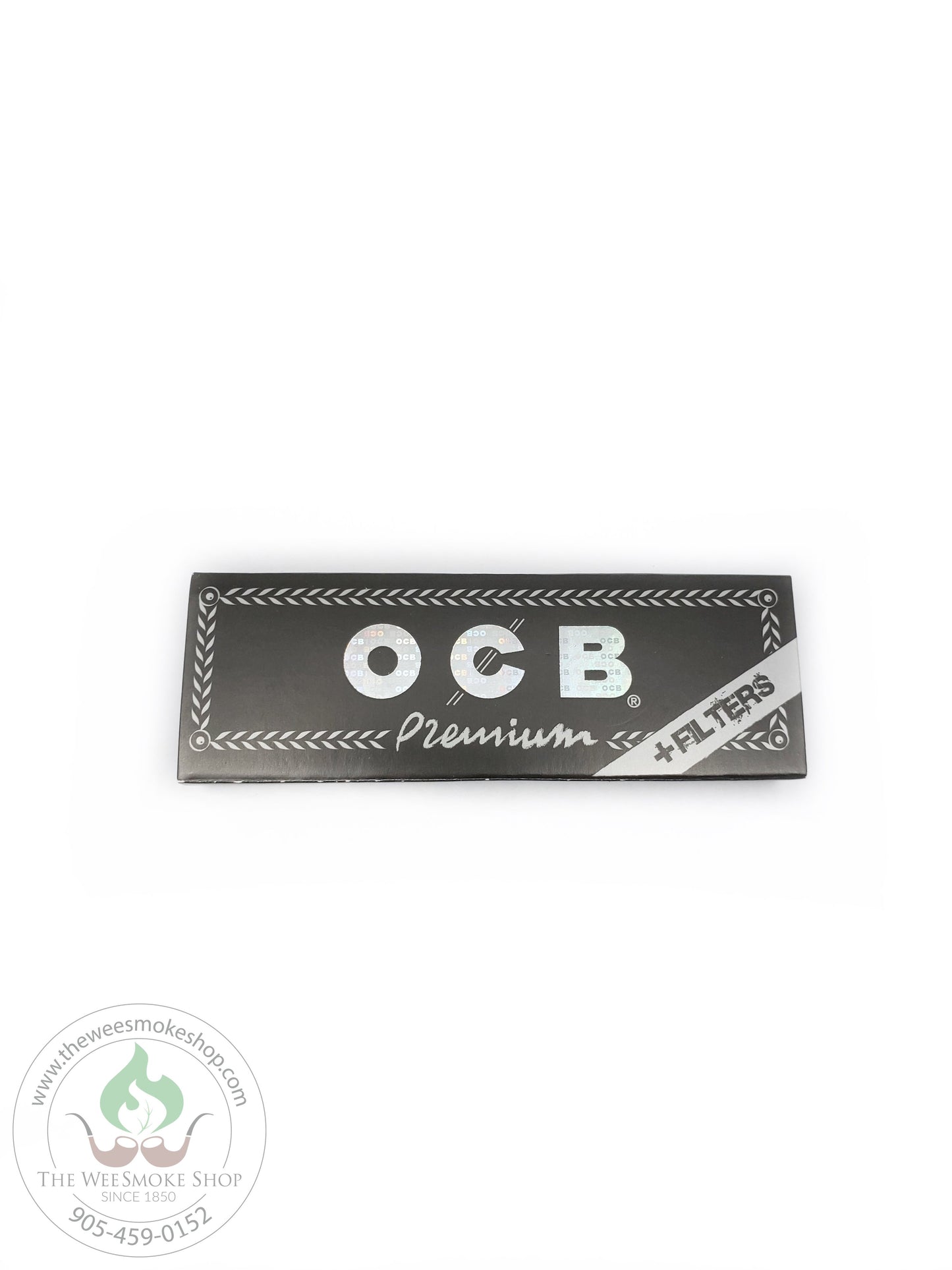 OCB Premium Black Rolling Papers & Tips. 1 1/4 size. The Wee Smoke Shop