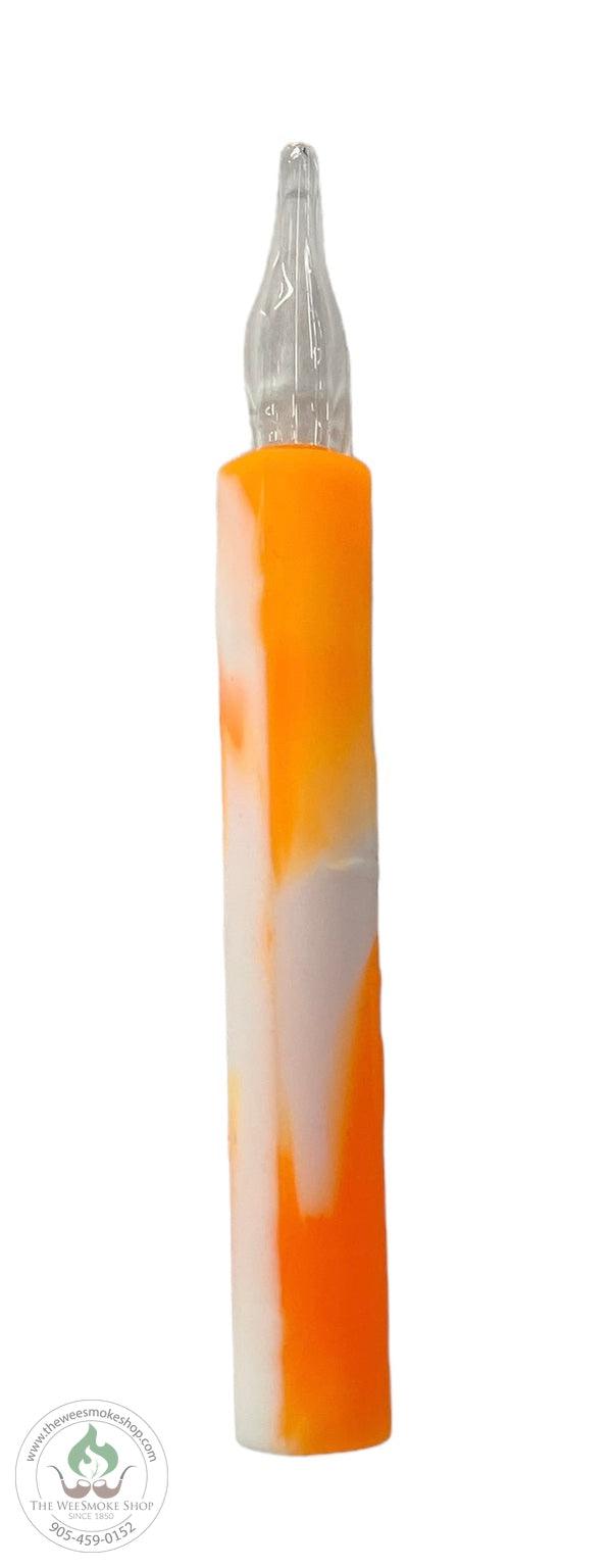 Flip Chillum/Dab Straw-Pipes-Orange-The Wee Smoke Shop