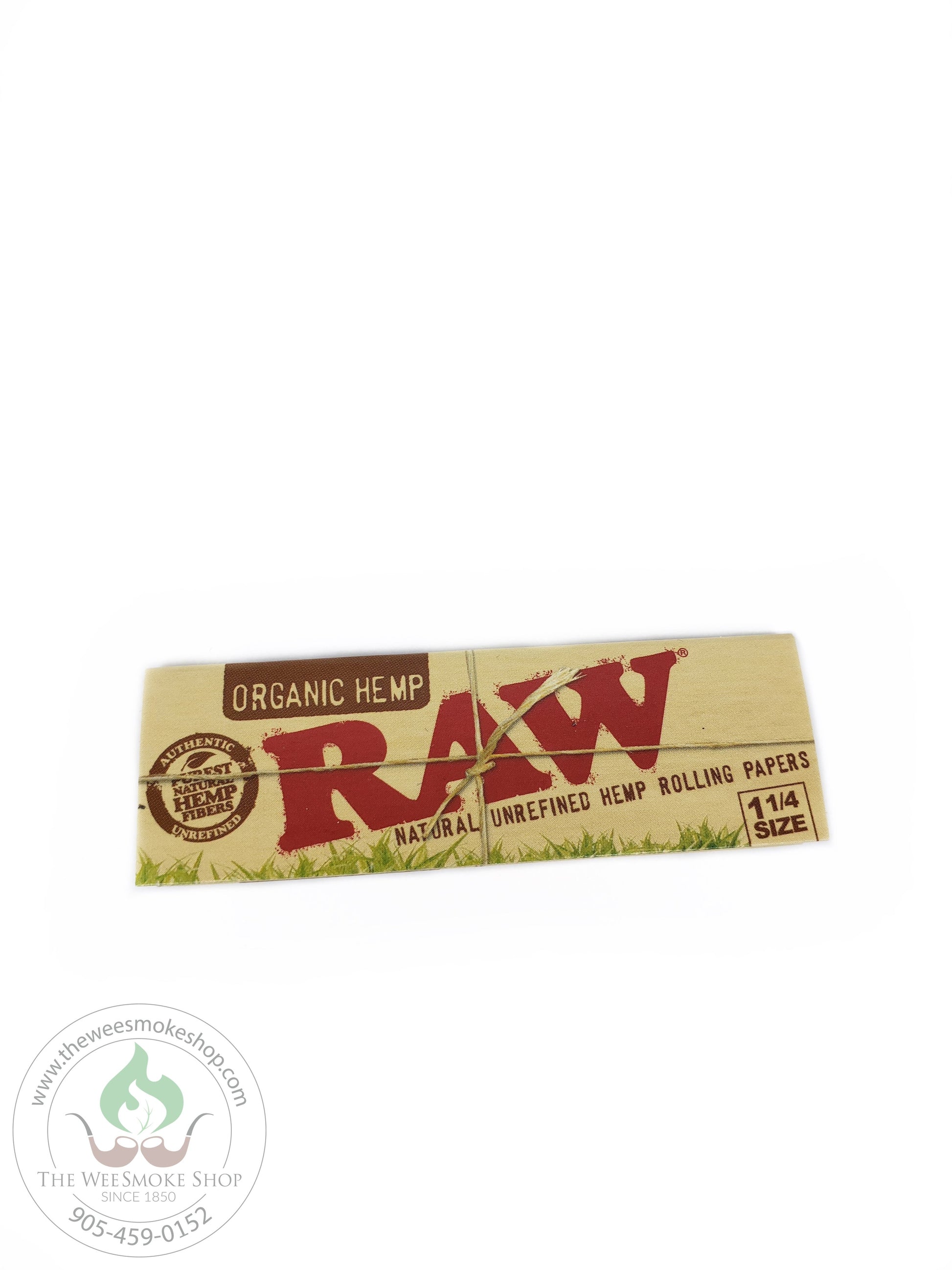 RAW Organic Hemp Rolling Papers-rolling papers. 1 1/4 size.