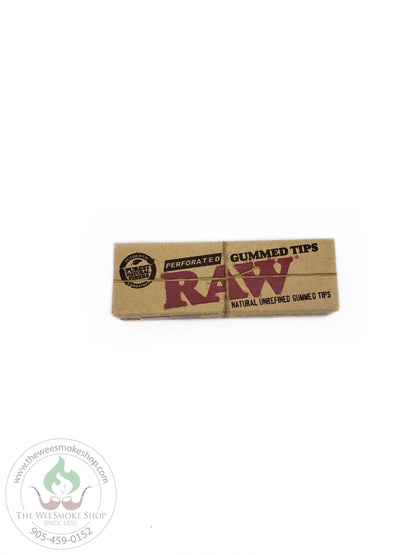 RAW Perforated Gummed Tips (33 pack)-tips-The Wee Smoke Shop
