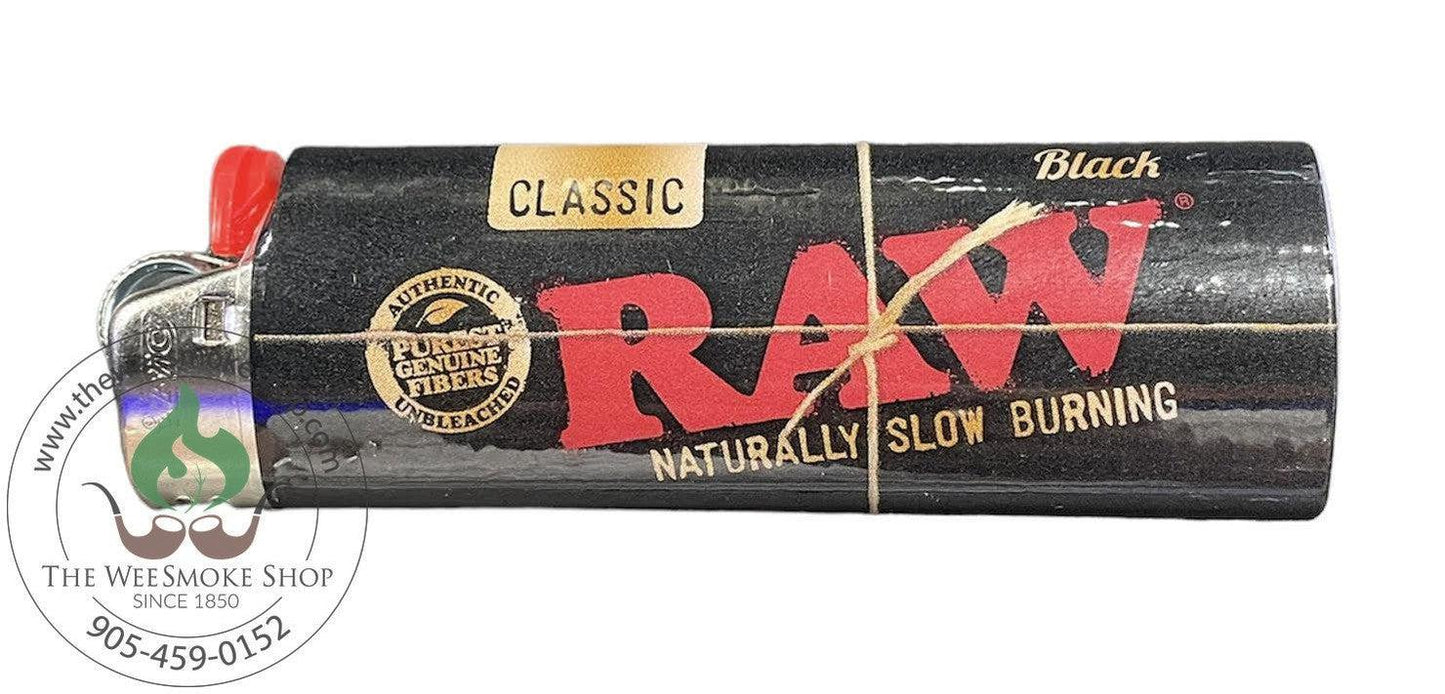 Raw Bic Lighter-Black-Raw Lighters-The Wee Smoke Shop